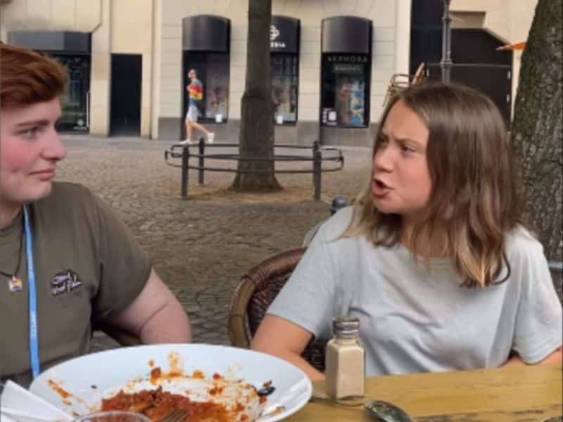 Greta Thunberg filmó un video viral sobre su discurso