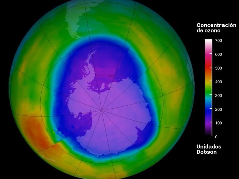 agujero de la capa de ozono