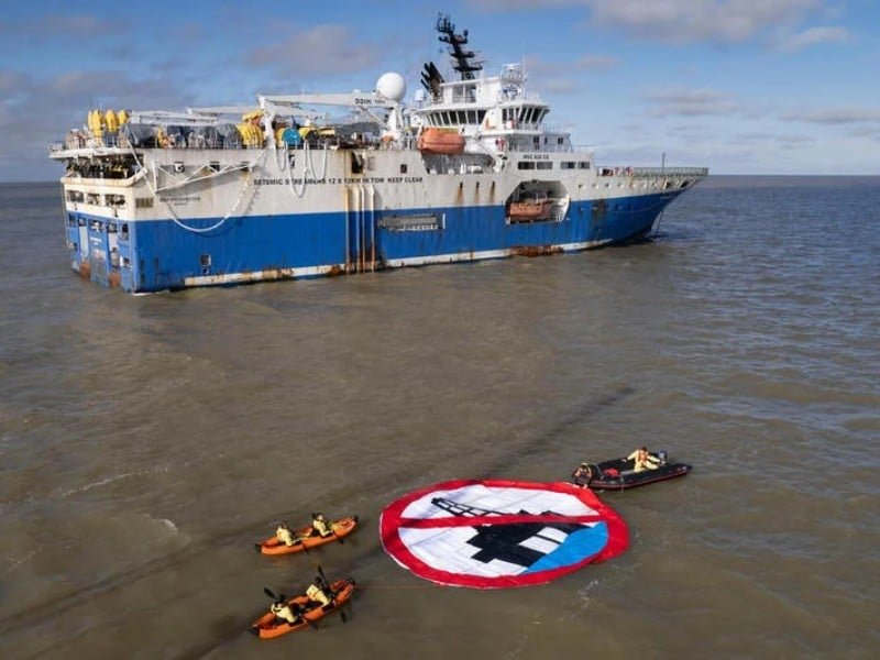 buque de Equinor en aguas argentinas para comenzar con la prospección sísmica