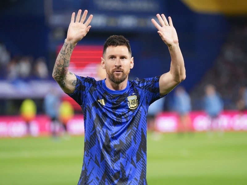 Lionel Messi, capitán de la Selección Argentina de fútbol masculino.
