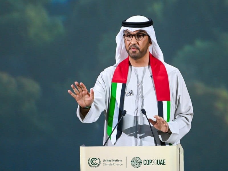 El presidente de la COP28, el Sultan Al Jaber.