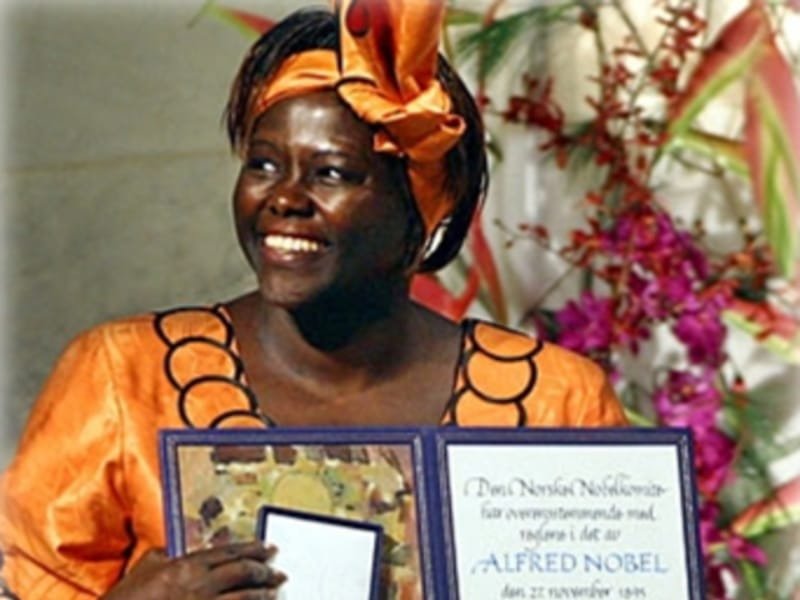 Wangari Maathai fue la primera mujer africana en recibir el Premio Nobel de la Paz por su aporte a la sostenibilidad.