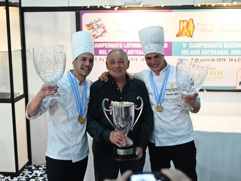 Argentina obtuvo el cuarto lugar en el mundial del helado artesanal.