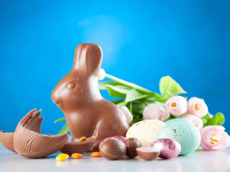 En Pascuas, suelen comerse huevos de chocolate