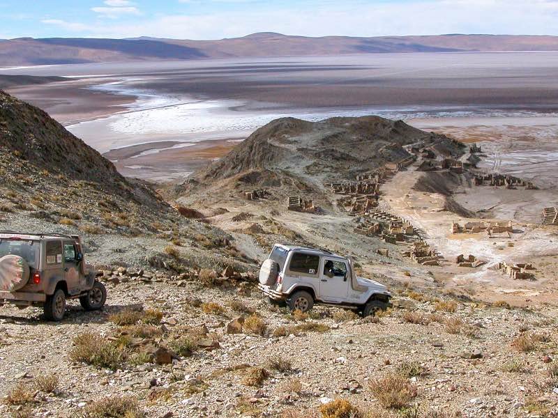 Salar del Hombre Muerto en Catamarca, donde extraen litio.