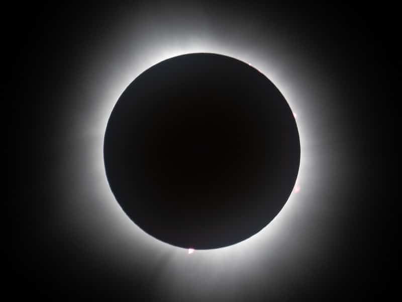 Eclipse solar total. (Foto: NASA/Joel Kowsky).