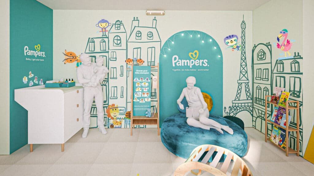 Pampers de Procter&Gamble brindará un espacio de lactancia en los Juegos Olímpicos de París 2024.
