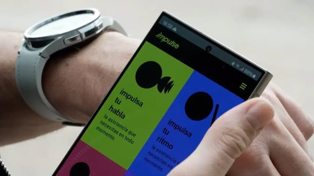 Samsung lanzó "Impulse", una app que utiliza IA para la tartamudez.