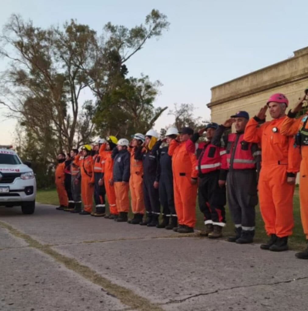 Nerón formó parte de la búsqueda del niño desaparecido en Corrientes.