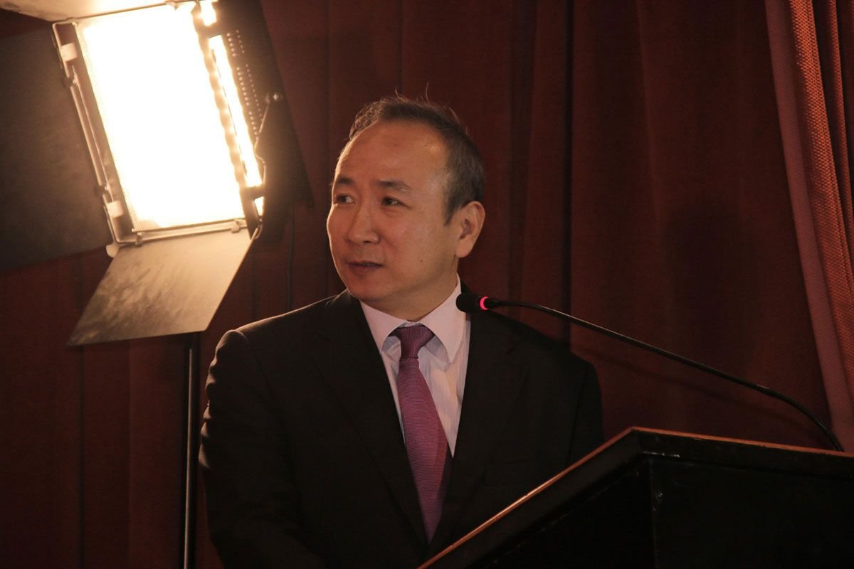Wang Wei, embajador de la República Popular de China en Argentina, habló en la apertura del 1° Congreso de Sinólogos Latinoamericanos.