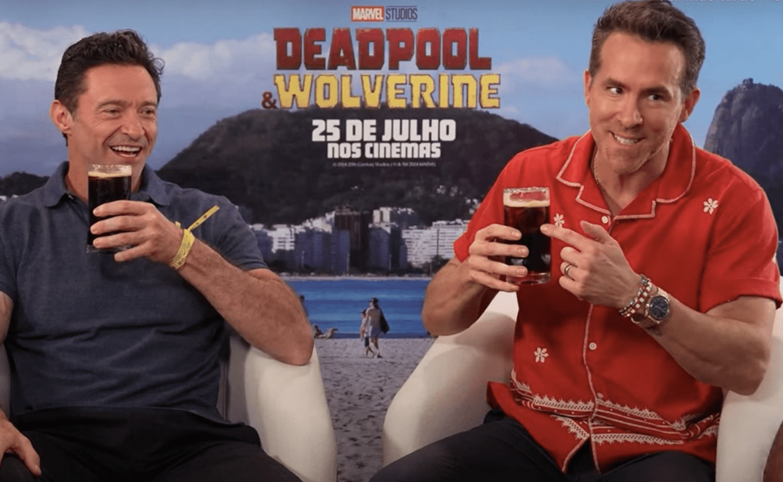 Wolverine y Deadpool probaron el fernet branca con Grego Rossello