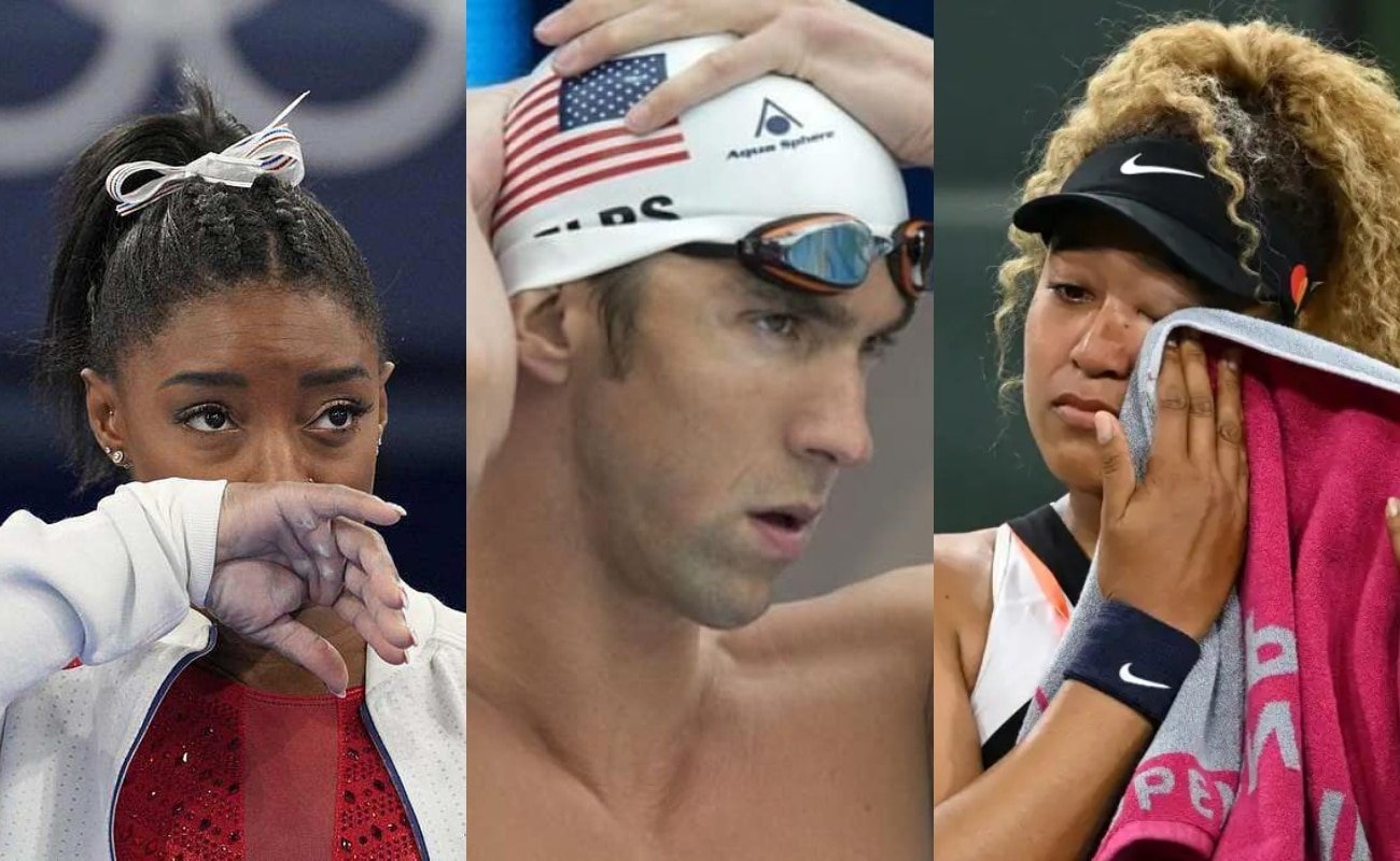 Simone Biles, Naomi Osaka y Michael Phelps hablaron sobre salud mental en las Olimpiadas.