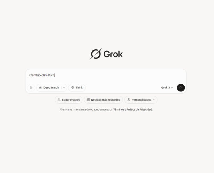 Grok, el chatbot de Elon Musk está dando argumentos que niegan el cambio climático