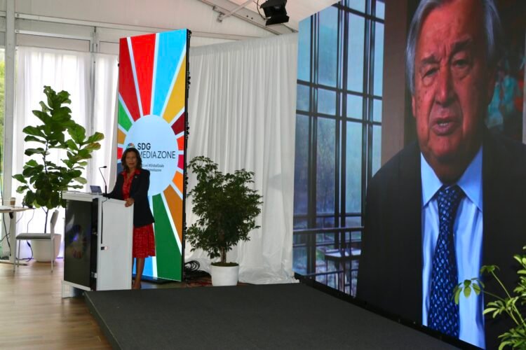Guterres en la SDG Media Zone: “La paz, la dignidad y la prosperidad solo son posibles si trabajamos juntos”