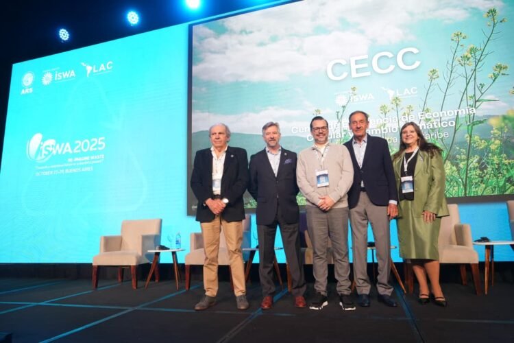 Se lanzó el Centro de Excelencia en Cambio Climático y Economía Circular para América Latina durante el Congreso ISWA 2025