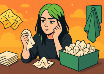 Billie Eilish, servilletas de tela y la pregunta incómoda al consumismo: ¿qué estamos tirando cada día?