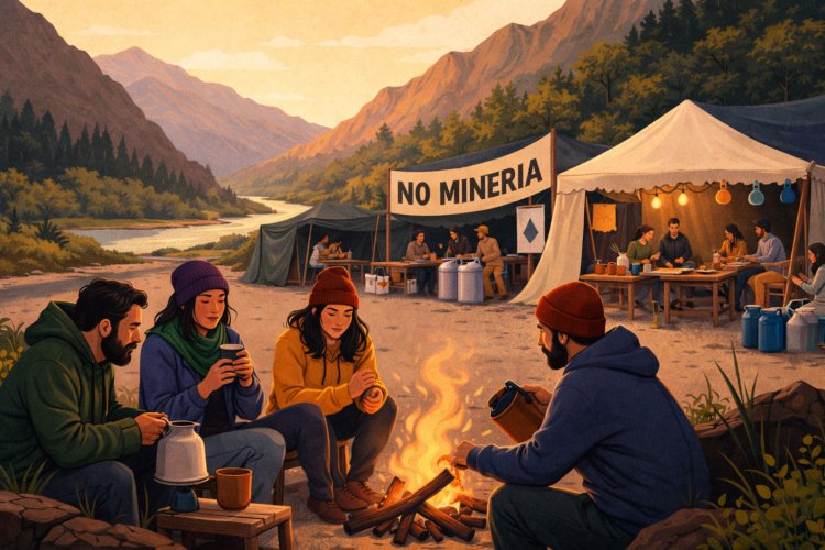 La resistencia que crece en Uspallata en defensa del agua y por el freno de la megaminería