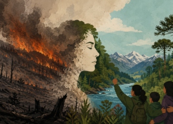 La resistencia colectiva como medio para proteger el planeta del negacionismo climático y la consecuente devastación de los bosques patagónicos