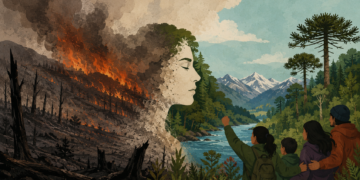 La resistencia colectiva como medio para proteger el planeta del negacionismo climático y la consecuente devastación de los bosques patagónicos