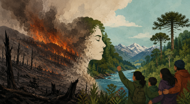 La resistencia colectiva como medio para proteger el planeta del negacionismo climático y la consecuente devastación de los bosques patagónicos