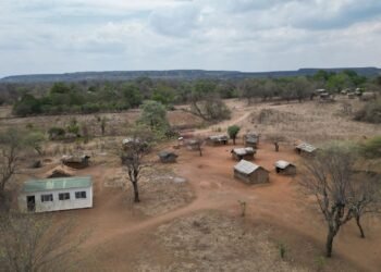 Suelo agrícola reseco y agrietado en Malaui, símbolo de la crisis de tierra que atrapa a millones de agricultores.