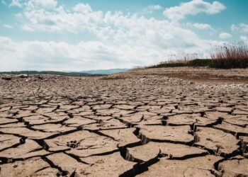 Tierra agrietada por sequía extrema, escenario típico de los impactos de El Niño intenso.