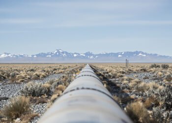 Infraestructura de gas en la Patagonia argentina, región clave para el desarrollo de Vaca Muerta.