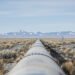 Infraestructura de gas en la Patagonia argentina, región clave para el desarrollo de Vaca Muerta.