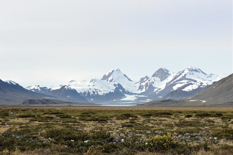 Vista de un glaciar andino en la Patagonia argentina, donde la desprotección legal amenaza las reservas estratégicas de agua.