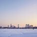Amanecer helado en Buenos Aires bajo alerta amarilla por frío extremo en septiembre de 2026.