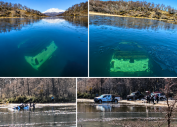 Camioneta hundida en Lago La Plata: 36 días sin respuesta oficial