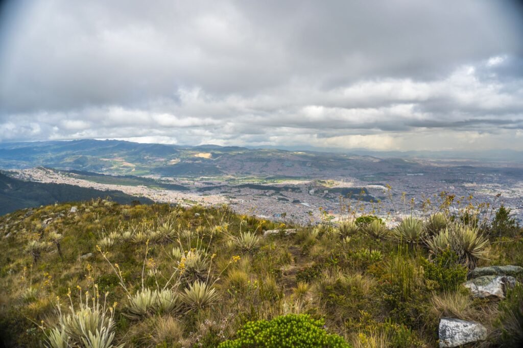 Paisaje de páramo andino en Colombia, ecosistema de alta montaña que provee agua a millones de personas.