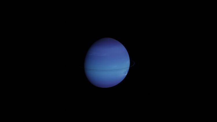 Representación artística de un exoplaneta joven orbitando su estrella en formación.