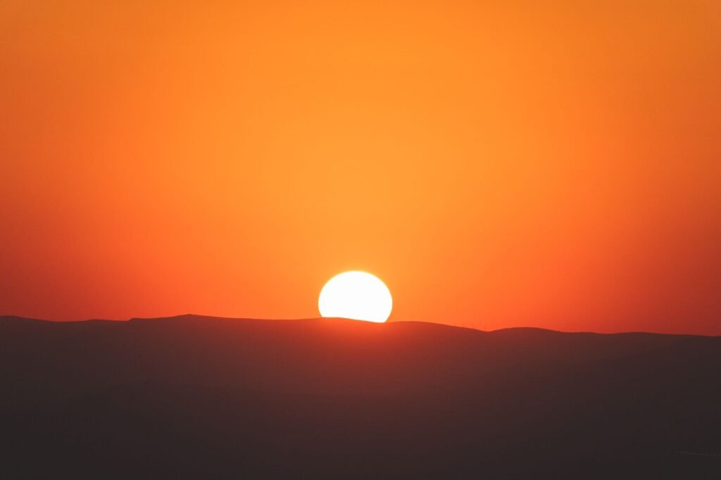 Extenso campo de paneles solares en India bajo luz crepuscular, símbolo de la transición energética que mantiene planas las e