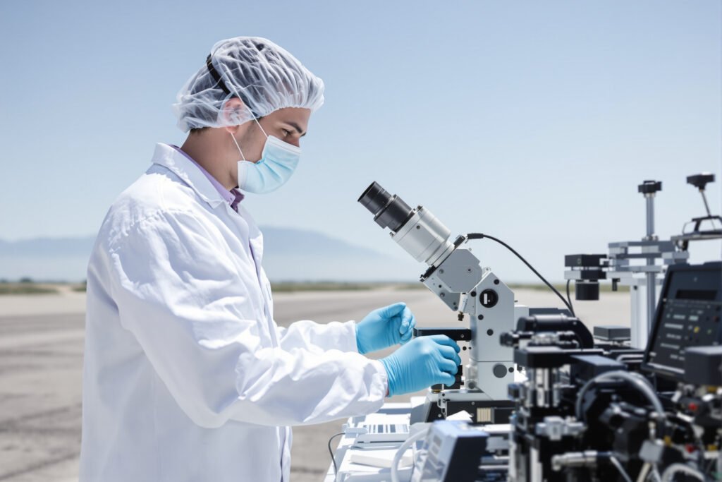 Investigadora trabajando en laboratorio, imagen representativa del caso Virginia Aparicio y la persecución en el INTA.