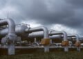 Planta de procesamiento de gas en Estados Unidos, uno de los principales puntos de emisión de metano industrial.