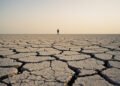 Campo agrícola con tierra agrietada por sequía extrema, escenario proyectado para América Latina con El Niño.