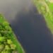 Vista aérea de bosque tropical atravesado por río, ecosistema que la ONU busca proteger con las metas 2030.