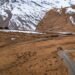 Camino destruido por inundaciones en Nepal tras el colapso glaciar de agosto 2026.