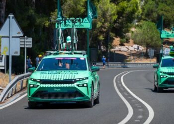 Estación de recarga para vehículos eléctricos en España